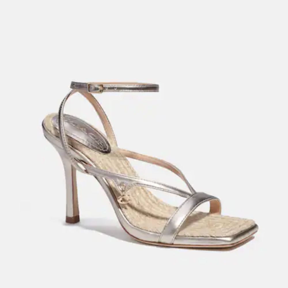 Coach Silver Heels